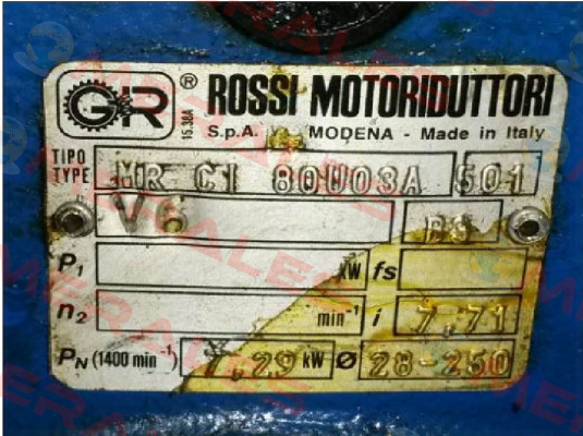 MR CI 80 UO3A - 28x250 - 7,71 Rossi