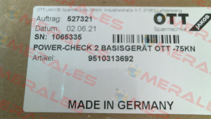 9510313692 OTT-JAKOB