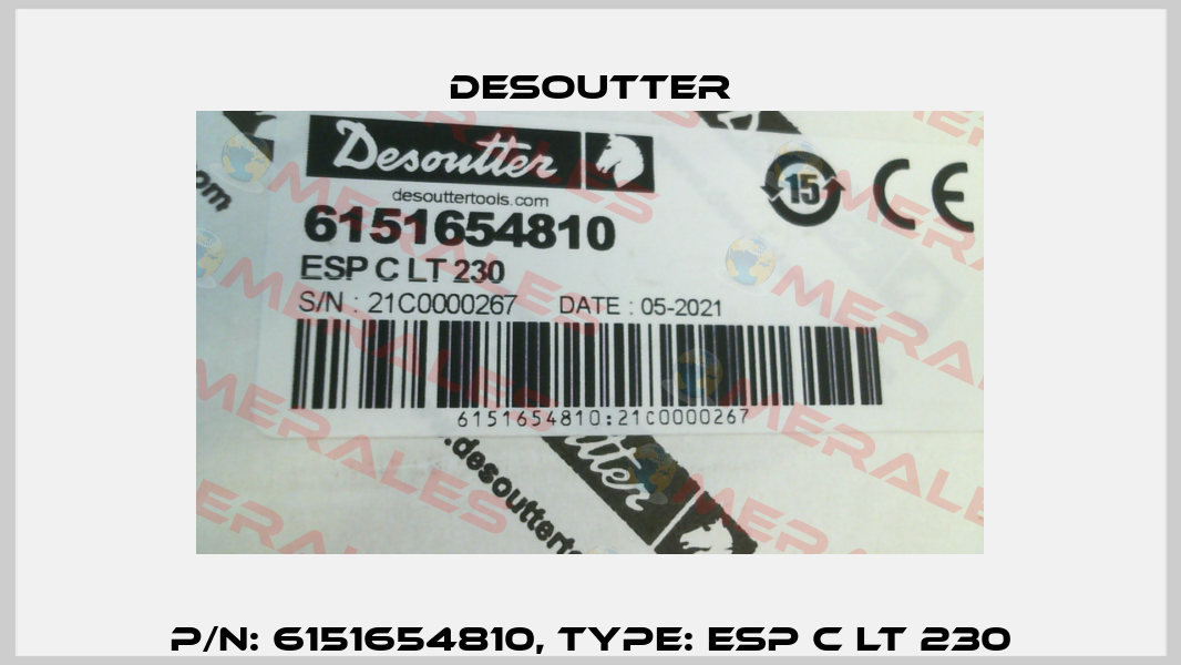 P/N: 6151654810, Type: ESP C LT 230 Desoutter