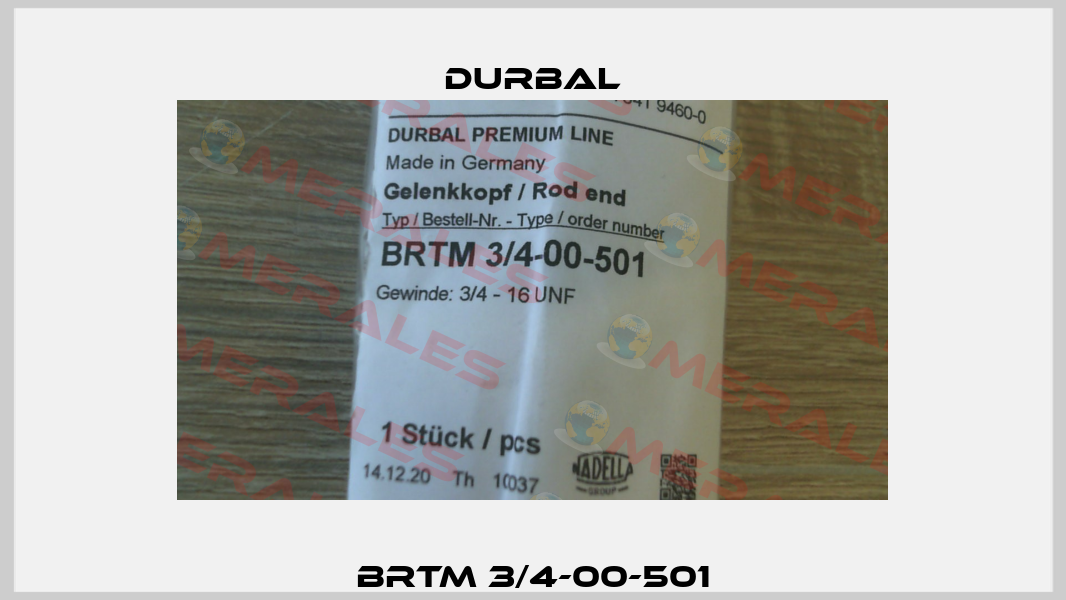 BRTM 3/4-00-501 Durbal