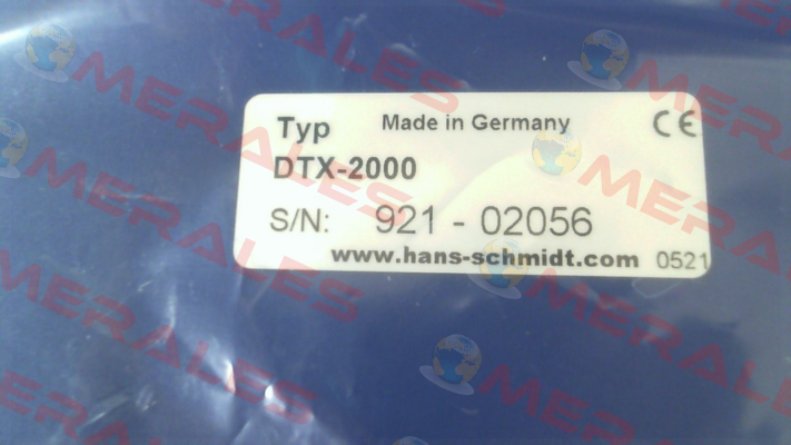 DTX-2000 Hans Schmidt