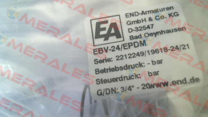 EBV-24/EPDM End Armaturen