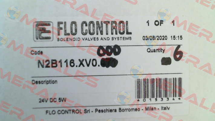 N2B116.XV0.000 Flo Control