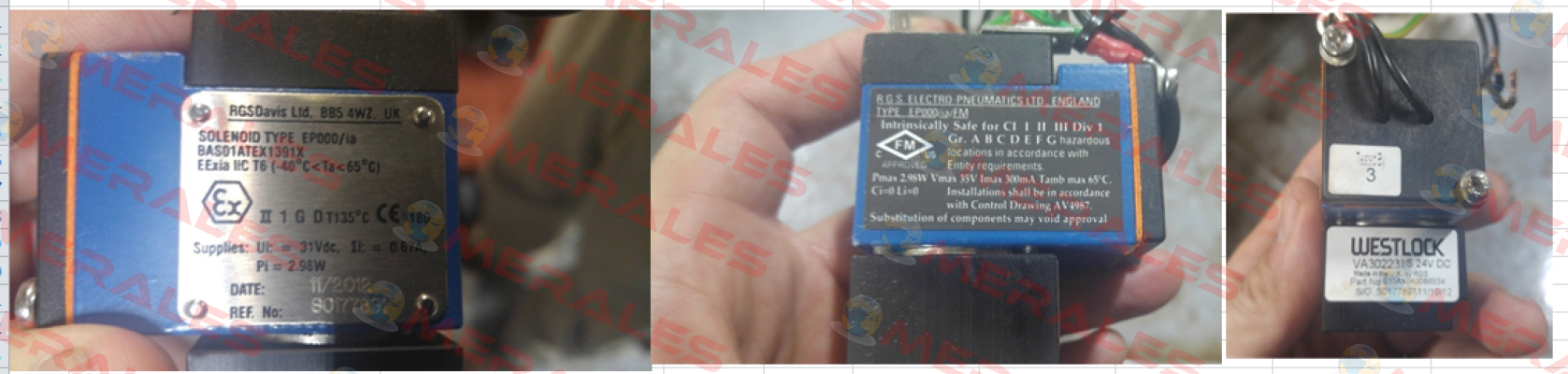 EP000/ia, EEx IIC T6 OEM Pneumatrol