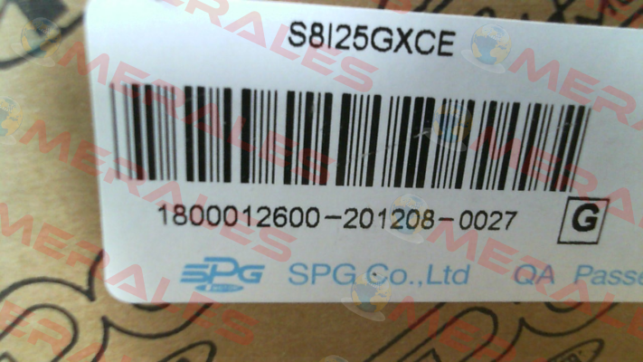 S8I25GXCE Spg Motor
