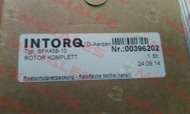 BFK458/Rotor  Intorq
