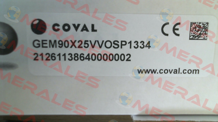 GEM90X25VVOSP1334 Coval