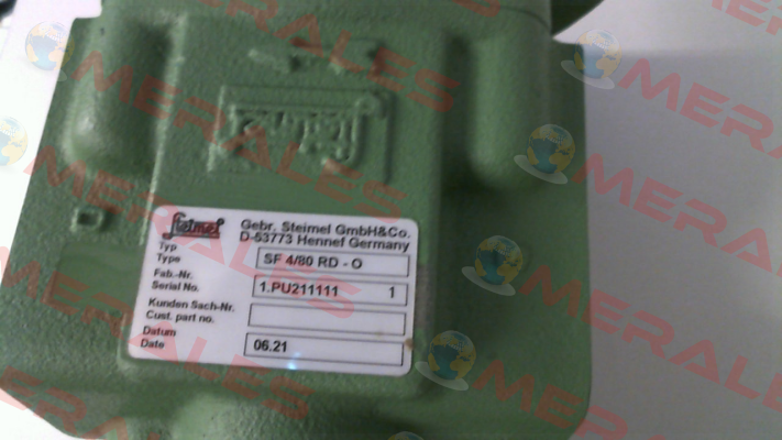 SF 4/80 RD - O (BZP054080RD--165R) Steimel