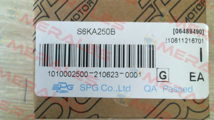 S6KA250B Spg Motor