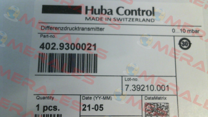 402.9300021 Huba Control