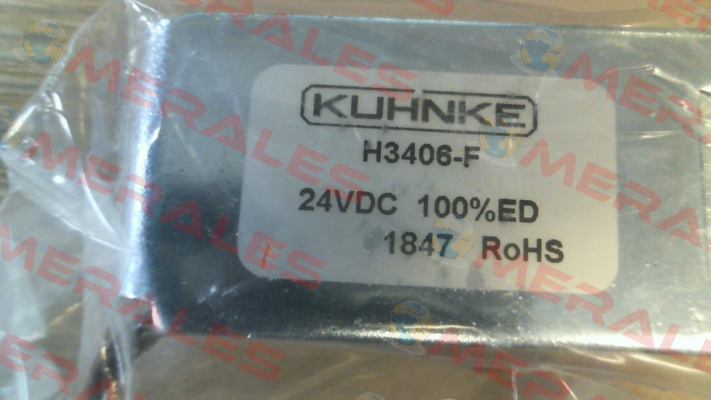 H 3406-F-24VDC 100% ED Kuhnke