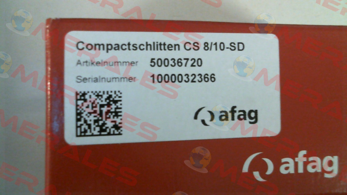 CS 8/10-SD  /  50036720 Afag