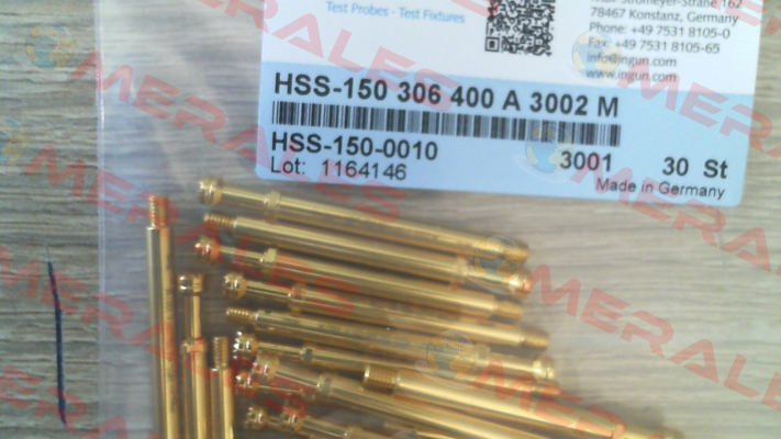 HSS-150-0010 Ingun