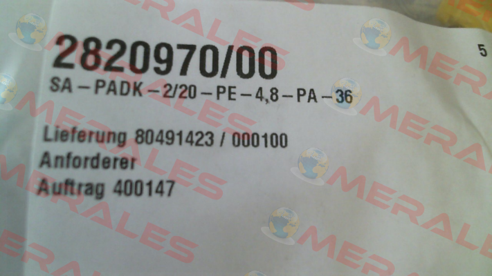 2820970/00 (241035166) Faba