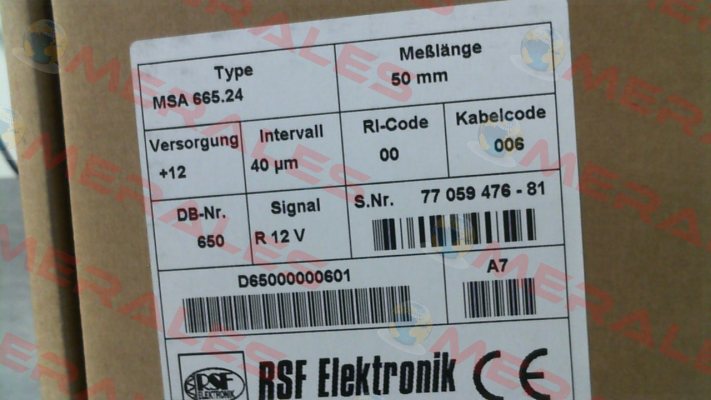 MSA 665.24 Rsf Elektronik