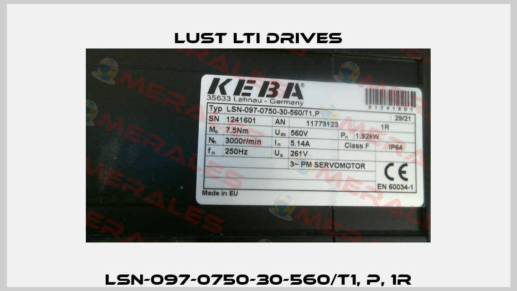 LSN-097-0750-30-560/T1, P, 1R LUST LTI Drives
