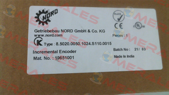 8.5020.00501024.S110.0015 Nord