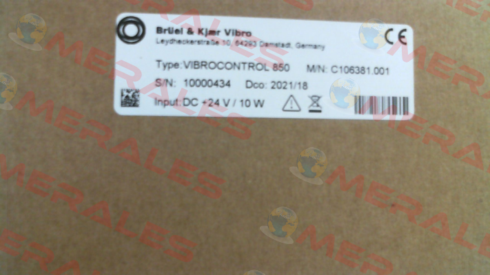 VIBROCONTROL 850 Bruel-Kjaer