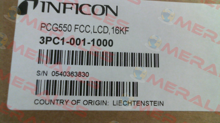 3PC1-001-1000 	PCG550 FCC,LCD,16KF Inficon