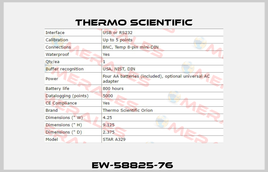EW-58825-76  Thermo Scientific