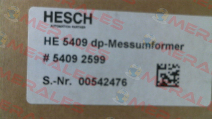 HE 5409 (5409 2599) Hesch Automation
