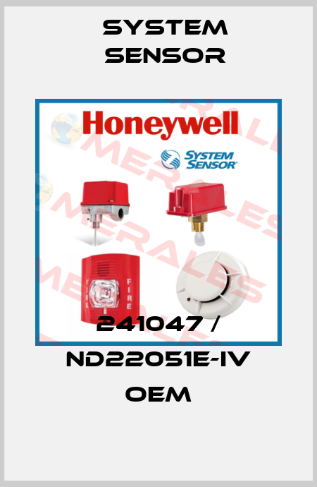 241047 / ND22051E-IV OEM System Sensor