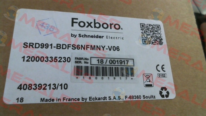 SRD991-BDFS6NFMNY-V06 Foxboro