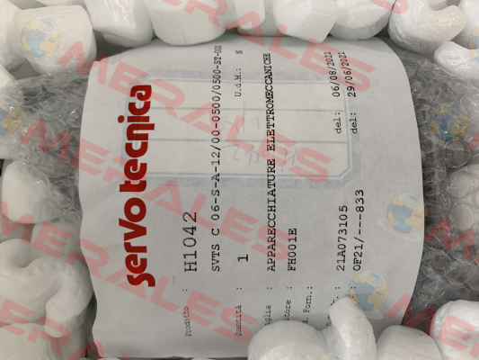 SVTS C 06-S-A-12/00-0500/0500-ST-000 Servotecnica