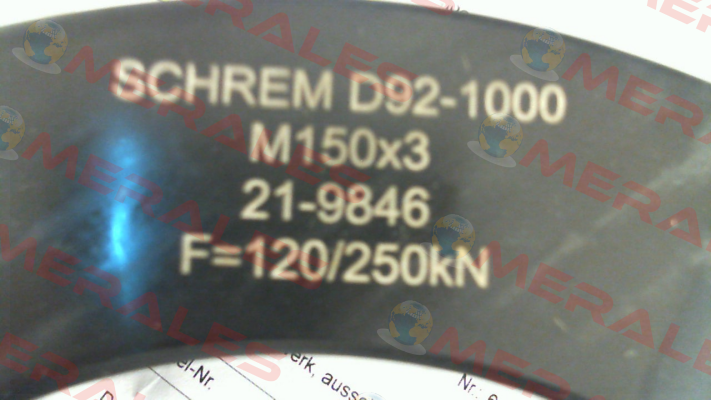 D92-1000 (M150x3) Schrem