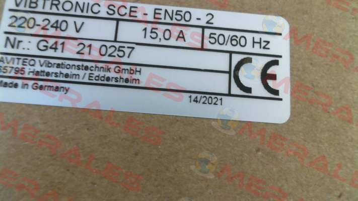 26772 - SCE-EN50-2 220..240V 50HZ 15A IP20 Aviteq