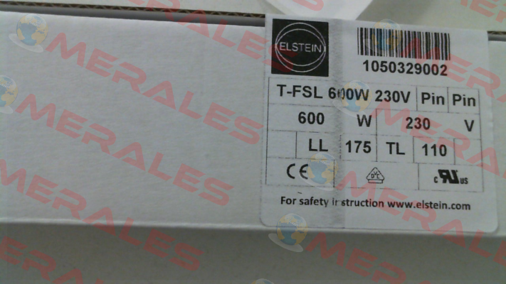 T-FSL 600 W 230 V Elstein