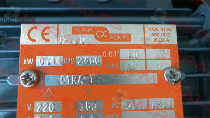 01 RA-T Alpha Pompe