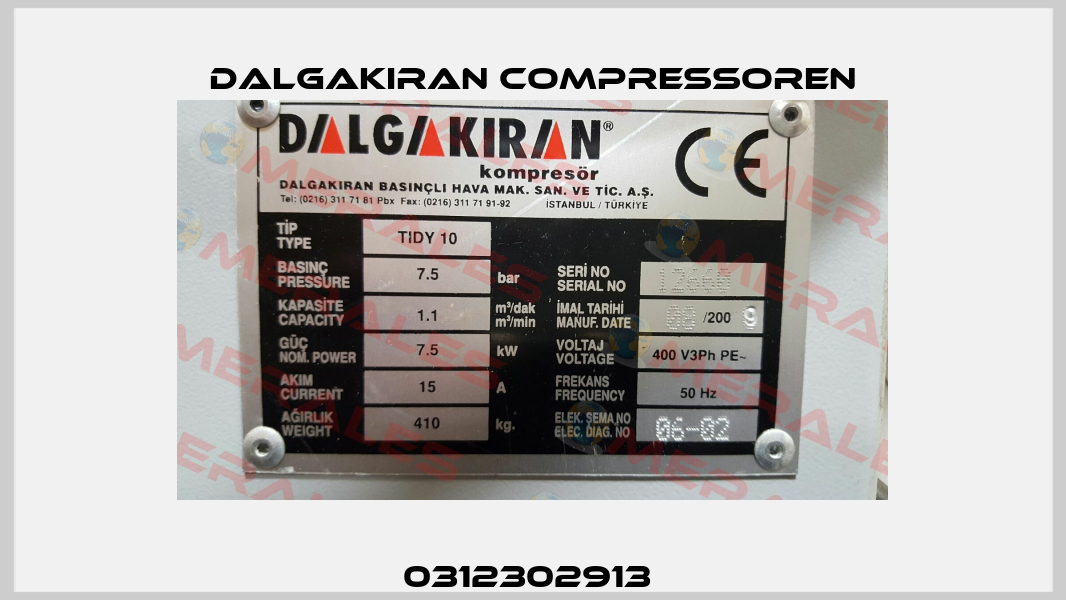 0312302913  DALGAKIRAN Compressoren
