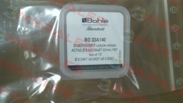 BO 33A140 (pack x10) Bohle