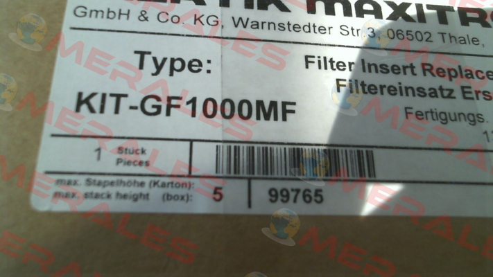 repair kit for GF1000 MF50 Maxitrol