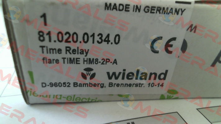 81.020.0134.0 / FLARE TIME HM8-2P-A Wieland Electric