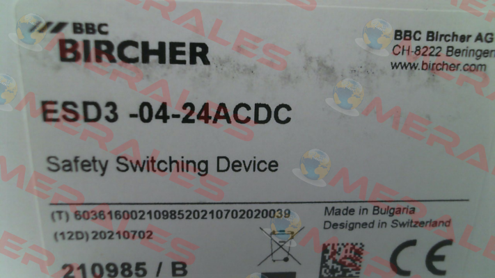 210985 / ESD3-04-24ACDC Bircher