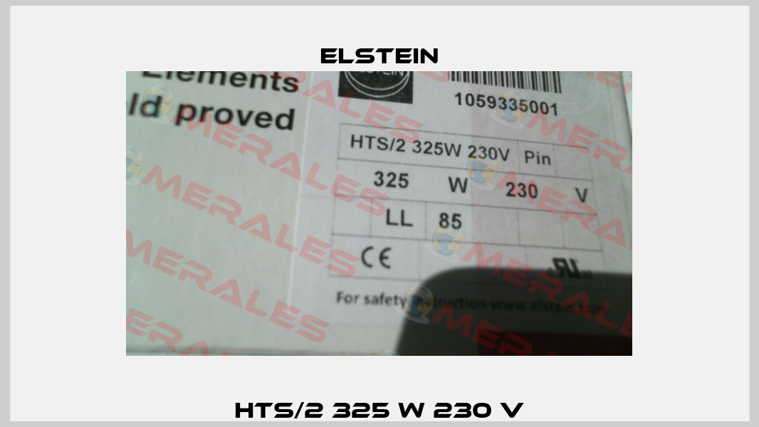 HTS/2 325 W 230 V Elstein