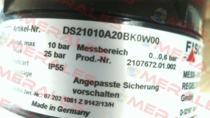 DS21010A20BK0W00 Fischer