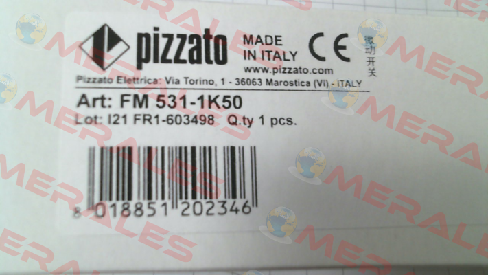 FM 531-1K50 Pizzato Elettrica