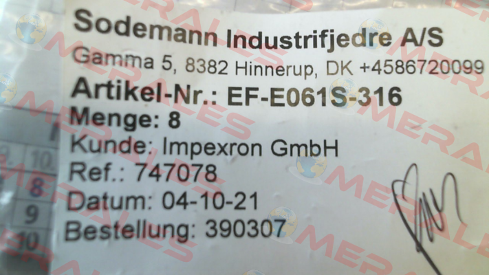 EF-E061S-316 Sodemann