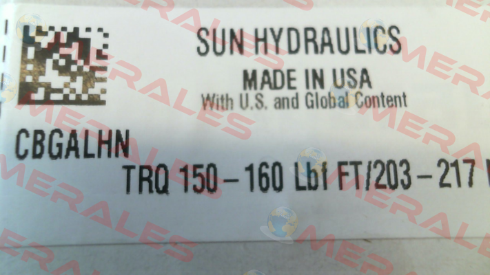 CBGALHN Sun Hydraulics
