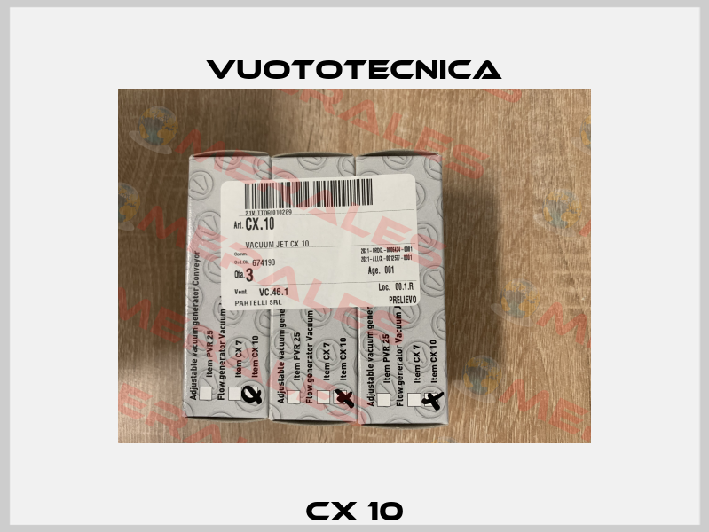 CX 10 Vuototecnica
