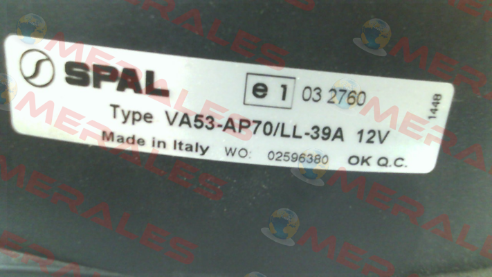 VA53-AP70/LL-39A SPAL