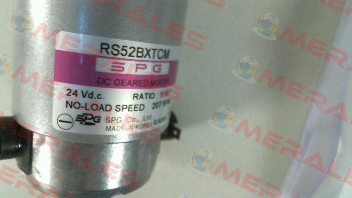 RS52BXTCM Spg Motor