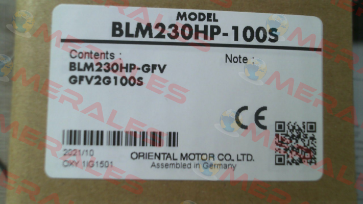 BLM230HP-100S (BLM230HP-GFV +GFV2G100S) Oriental Motor