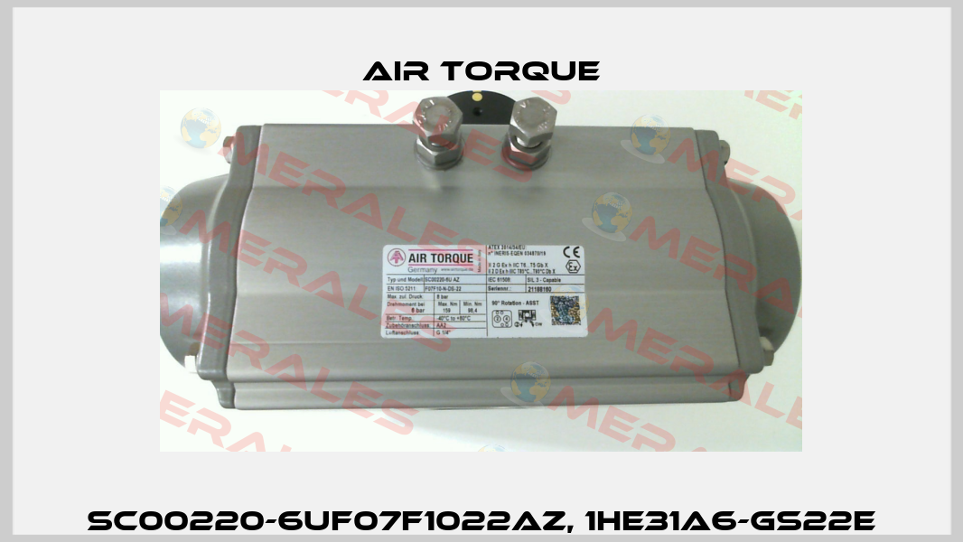 SC00220-6UF07F1022AZ, 1HE31A6-GS22E Air Torque