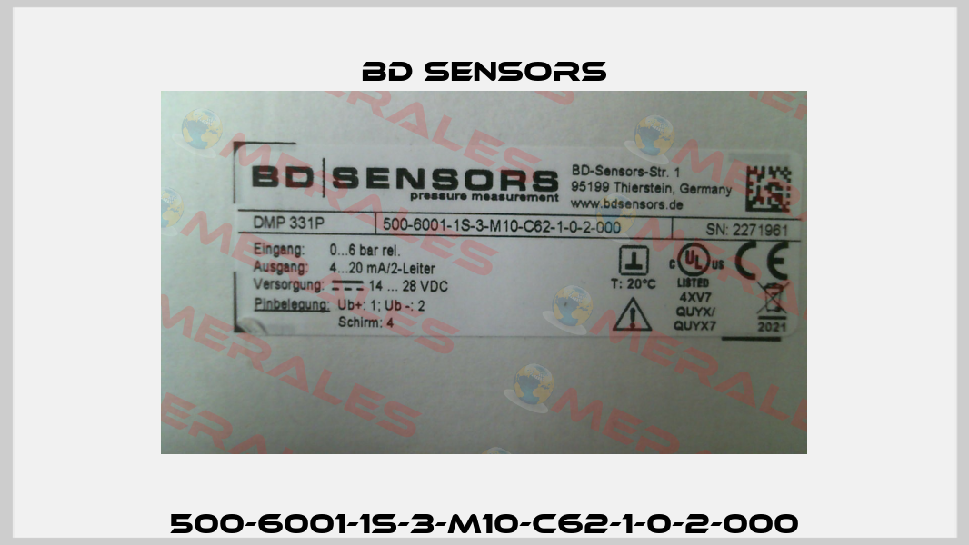 500-6001-1S-3-M10-C62-1-0-2-000 Bd Sensors