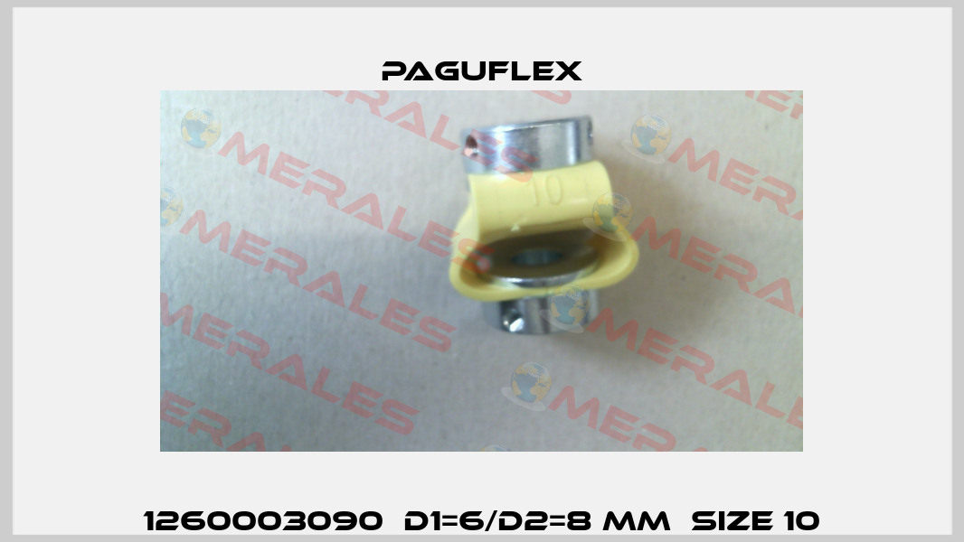 1260003090  d1=6/d2=8 mm  size 10 Paguflex