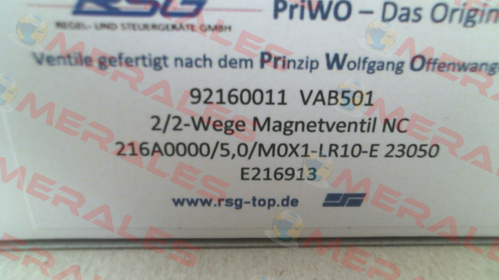 VAB501 10mm OFFENWANGER